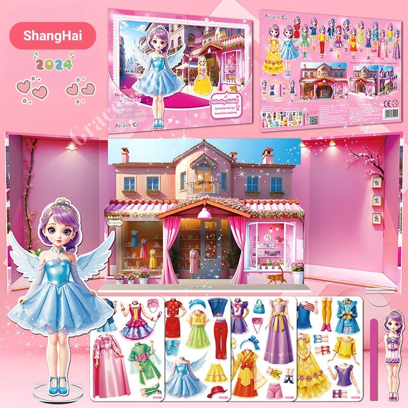 3D Magnetic Paper Dolls