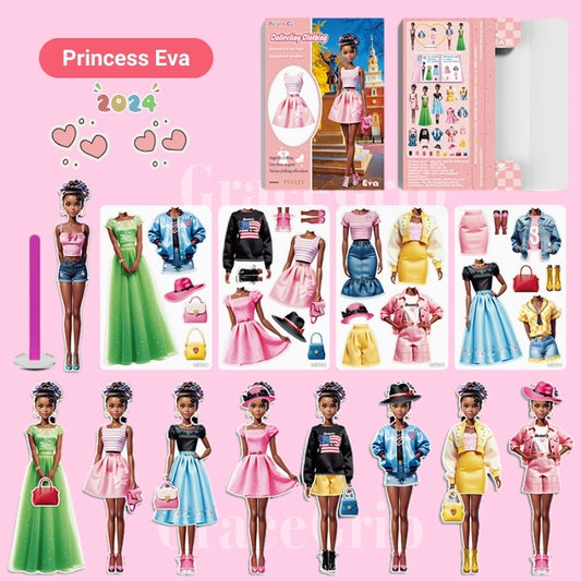 Magnetic Princess Paper Dolls - All Joy