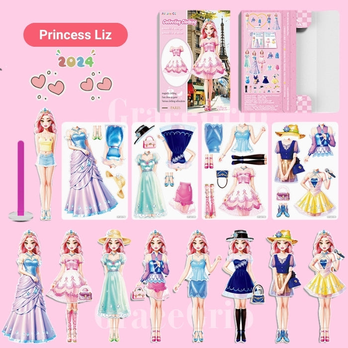Magnetic Princess Paper Dolls - All Joy