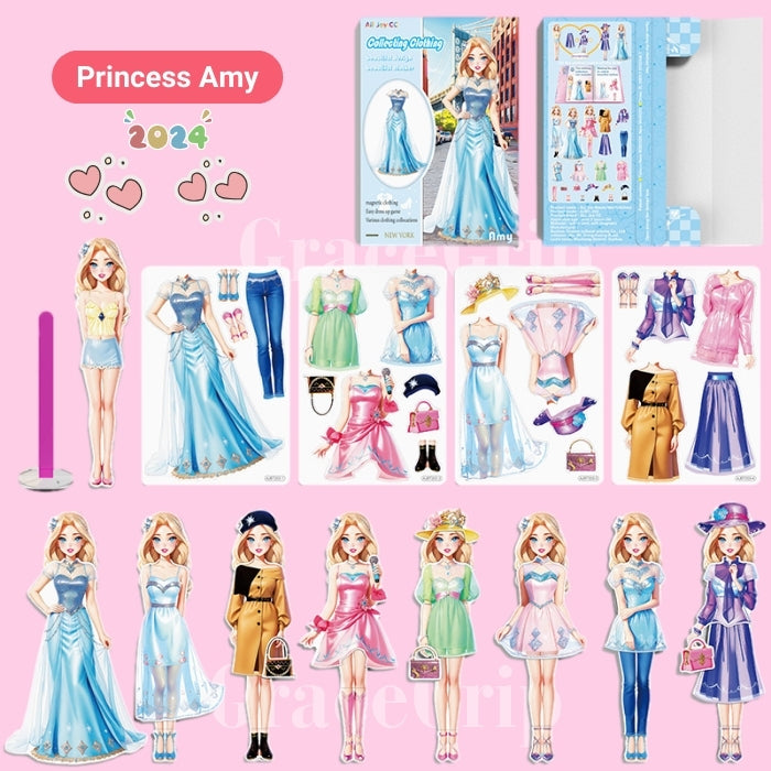Magnetic Princess Paper Dolls - All Joy