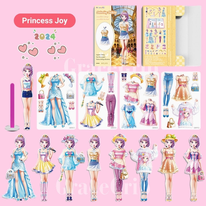 Magnetic Princess Paper Dolls - All Joy