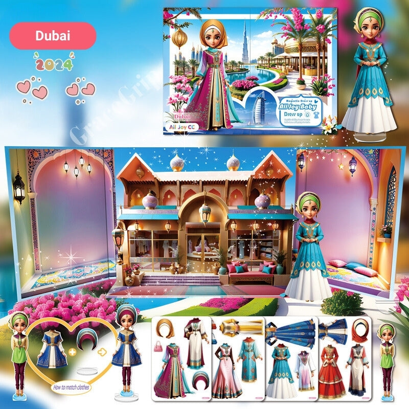 3D Magnetic Paper Dolls