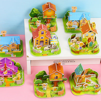 3D Farmhouse Puzzle Set