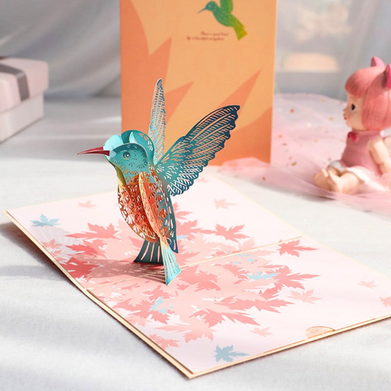 Hummingbird Pop-Up Card