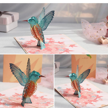 Hummingbird Pop-Up Card