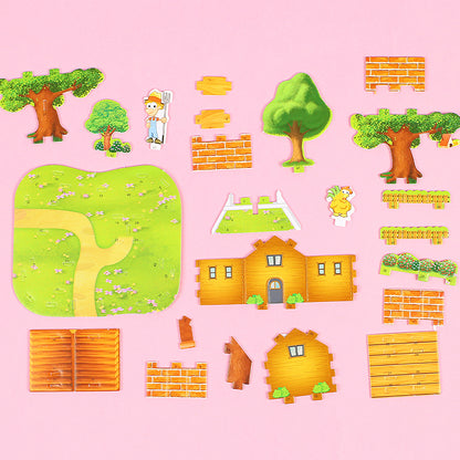 3D Farmhouse Puzzle Set