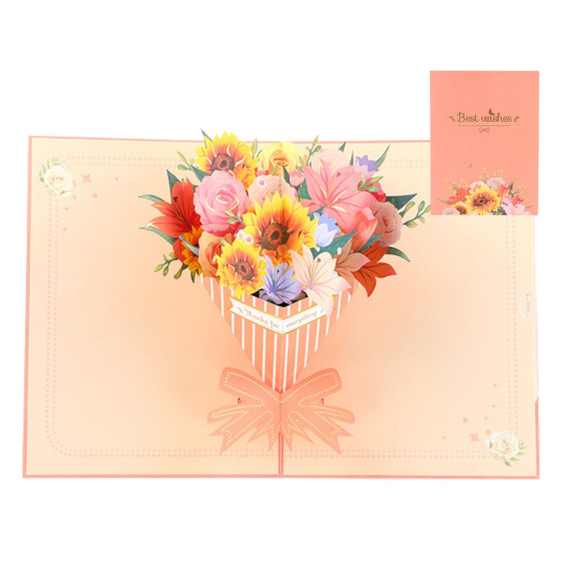 Blooming Bouquet Pop-Up Card