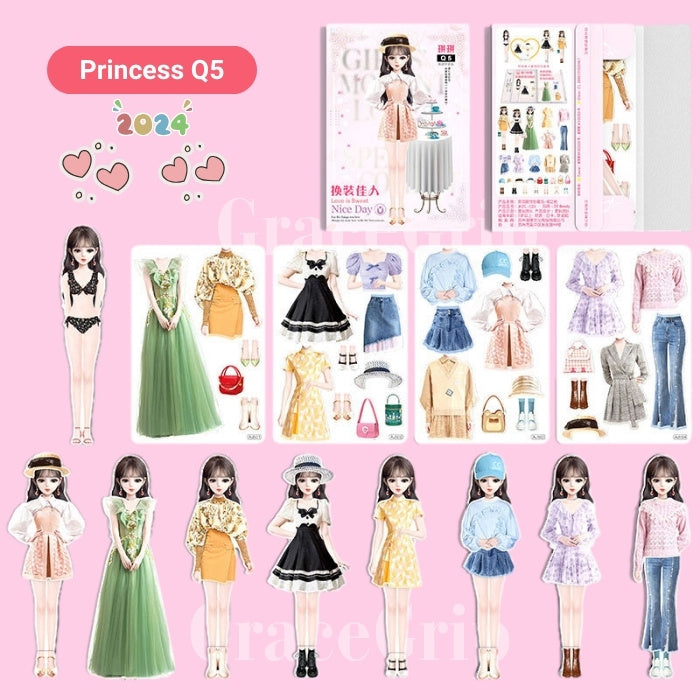 Magnetic Princess Dress-Up - All Beauty